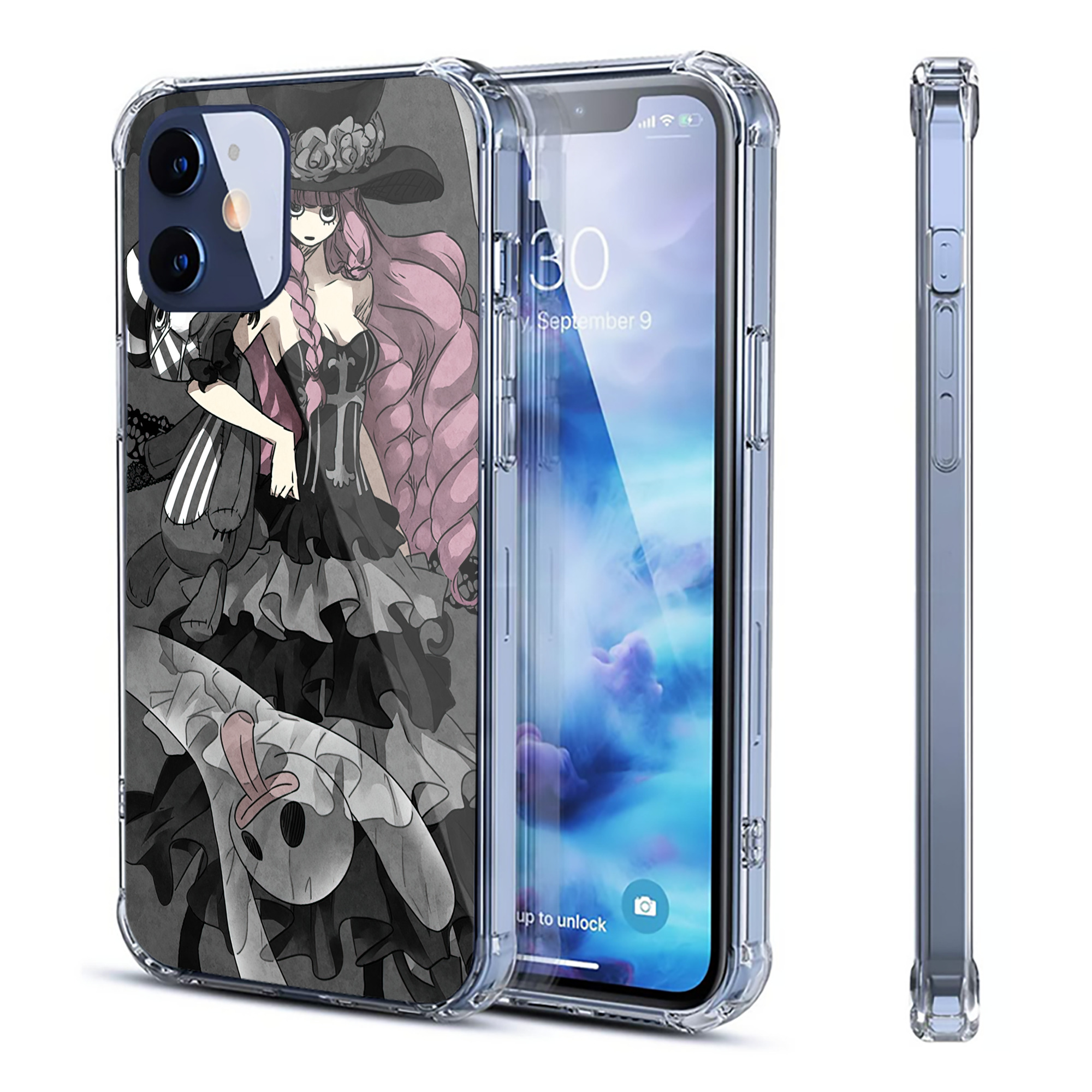（画像用） ワンピース ONE PIECE 【iPhone 12シリーズ対応】透明スマホケース（クリアソフトケース）